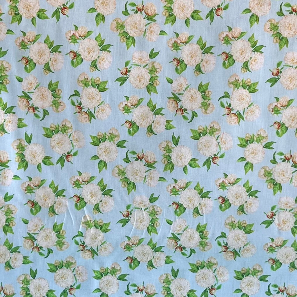 Love Letters Rose Fabric Blue by Windham Fabrics (Copy)