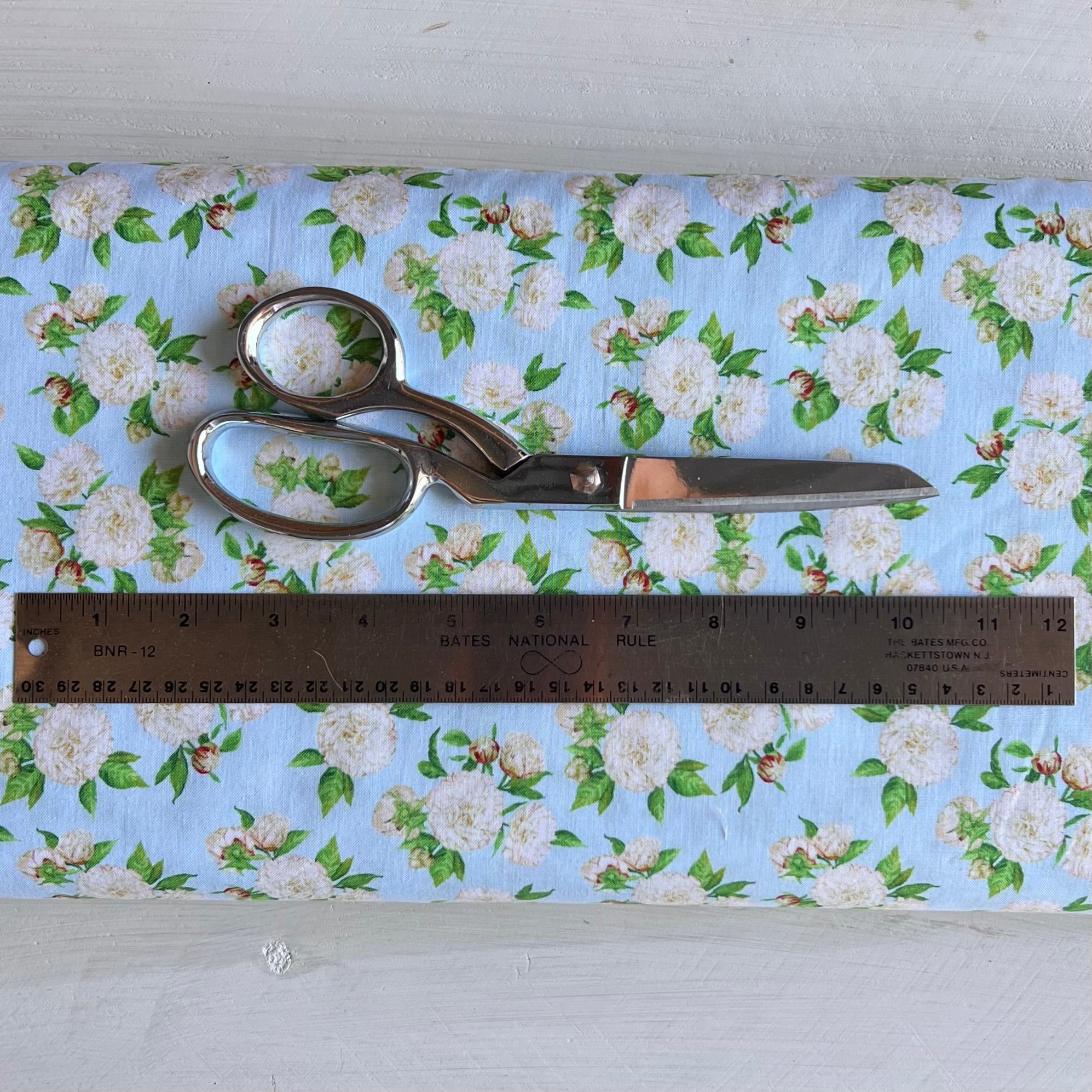 Love Letters Rose Fabric Blue by Windham Fabrics (Copy)