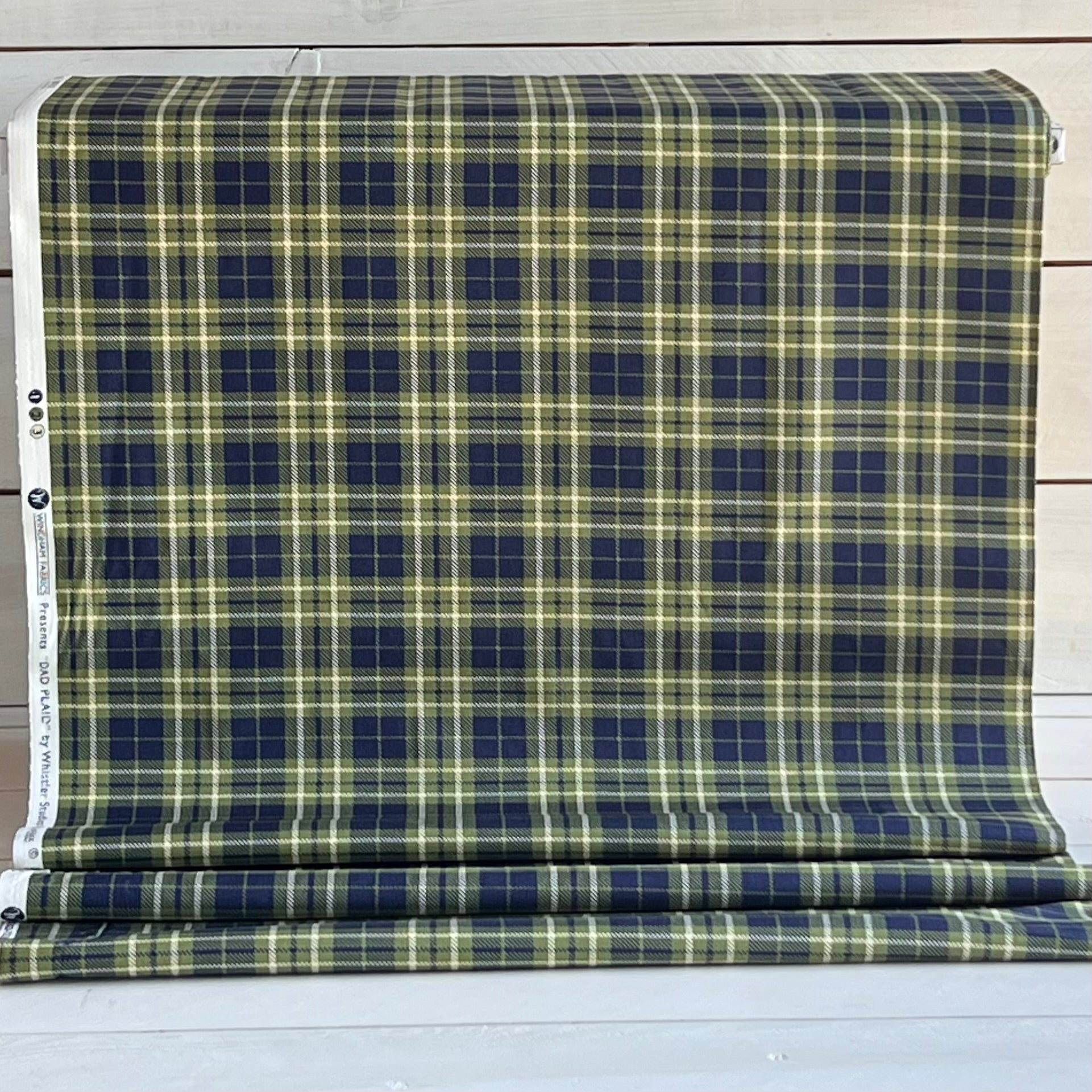 Dad Plaids - Red, Green, Blue Tartan Plaid Fabric - Quilter Cotton