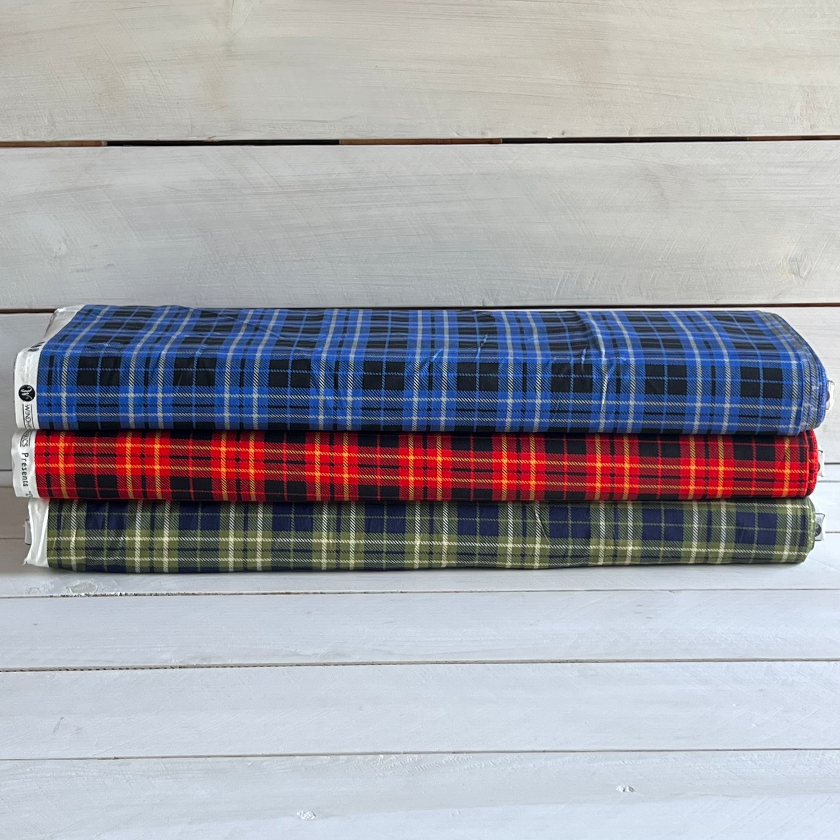 Dad Plaids - Red, Green, Blue Tartan Plaid Fabric - Quilter Cotton