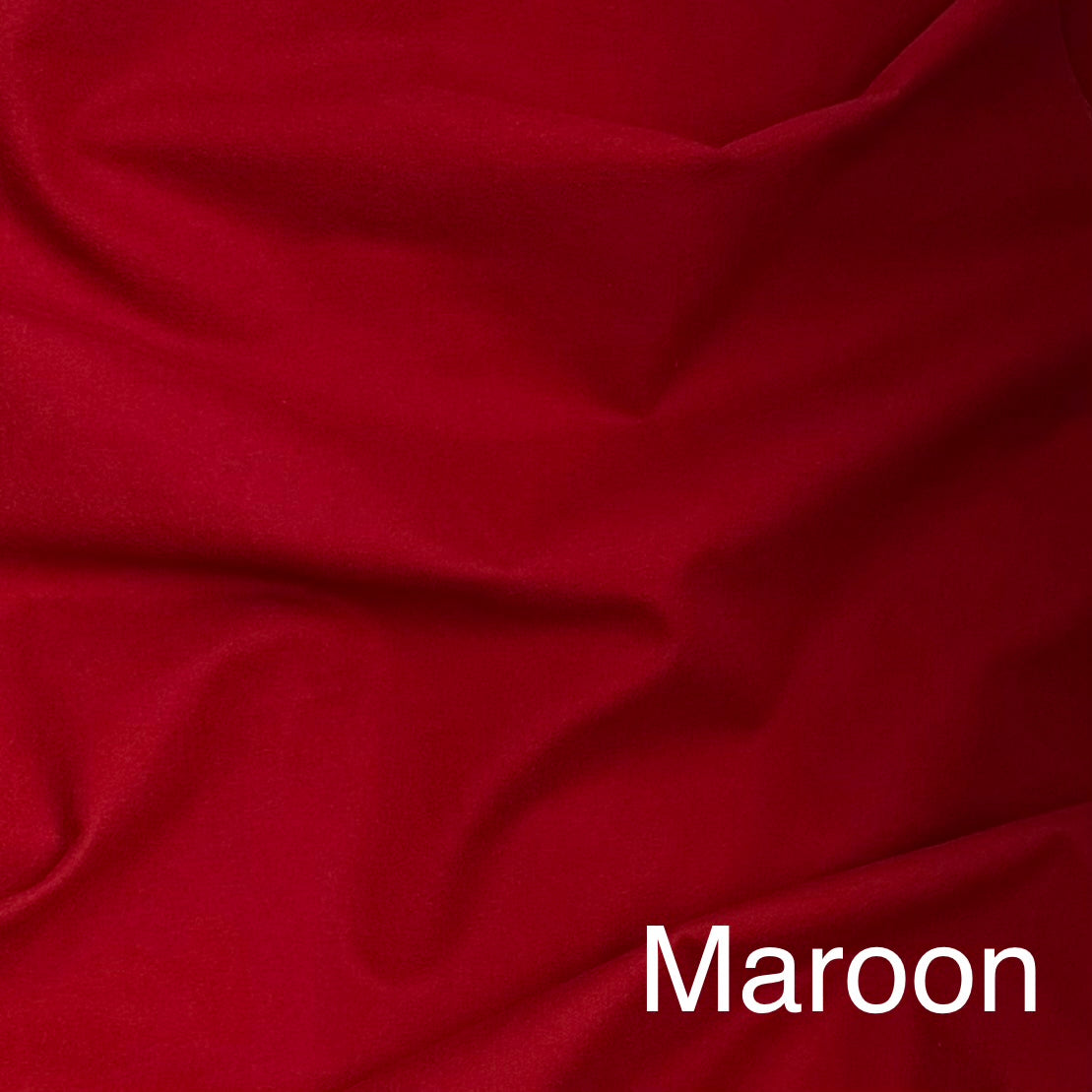 Flannel - Deep Maroon Red
