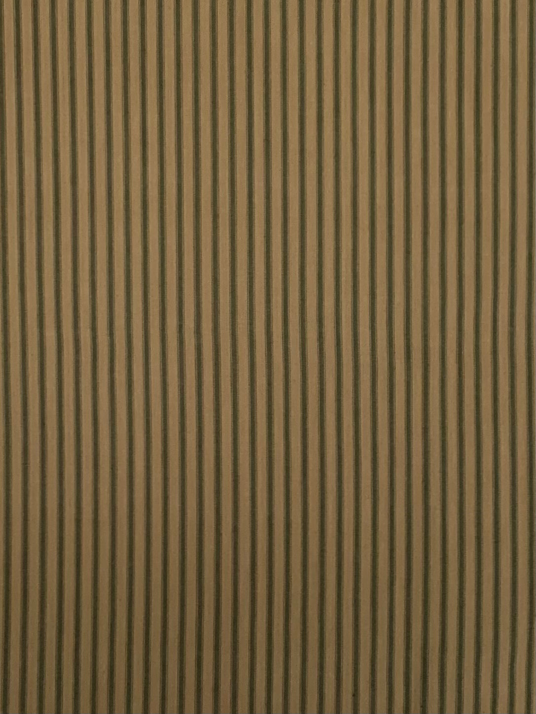 Beige and Green Stripe - Homespun Fabric - 46