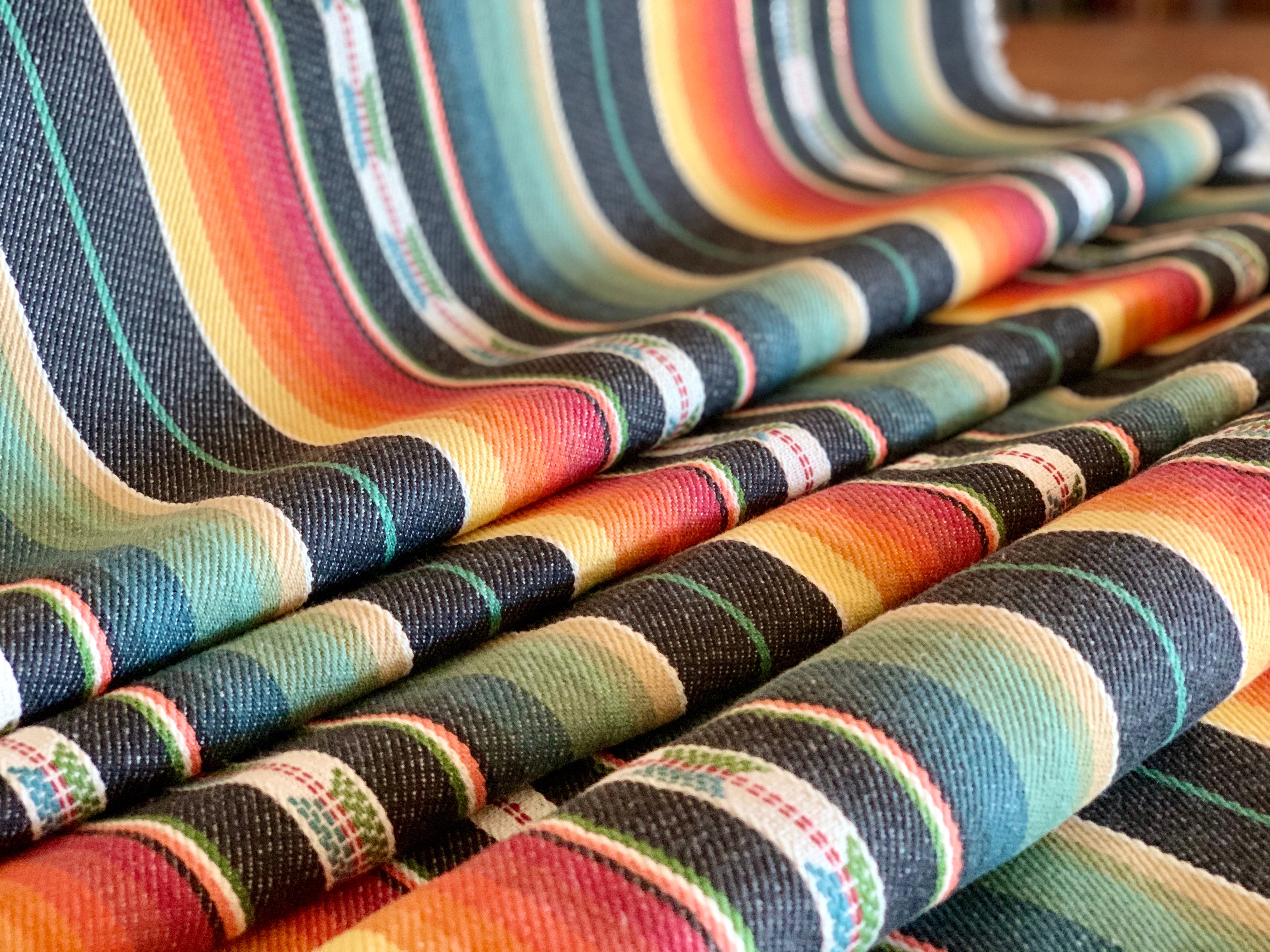 Mexican blanket fabric discount by the yard