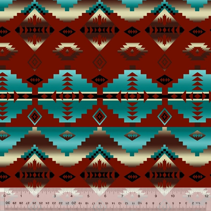 Tribal Winter Fleece - Copper - 26059-1