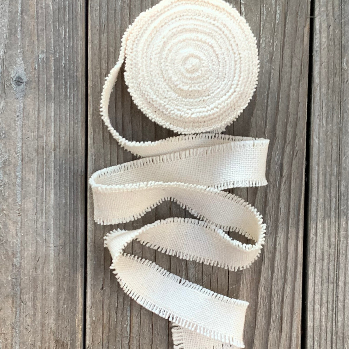 2.5 Sack Cloth Plaid Ribbon: Natural & Cream (10 Yards) [RA121118] 