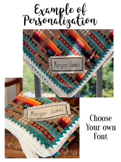 Personalized Blanket Choose Pattern