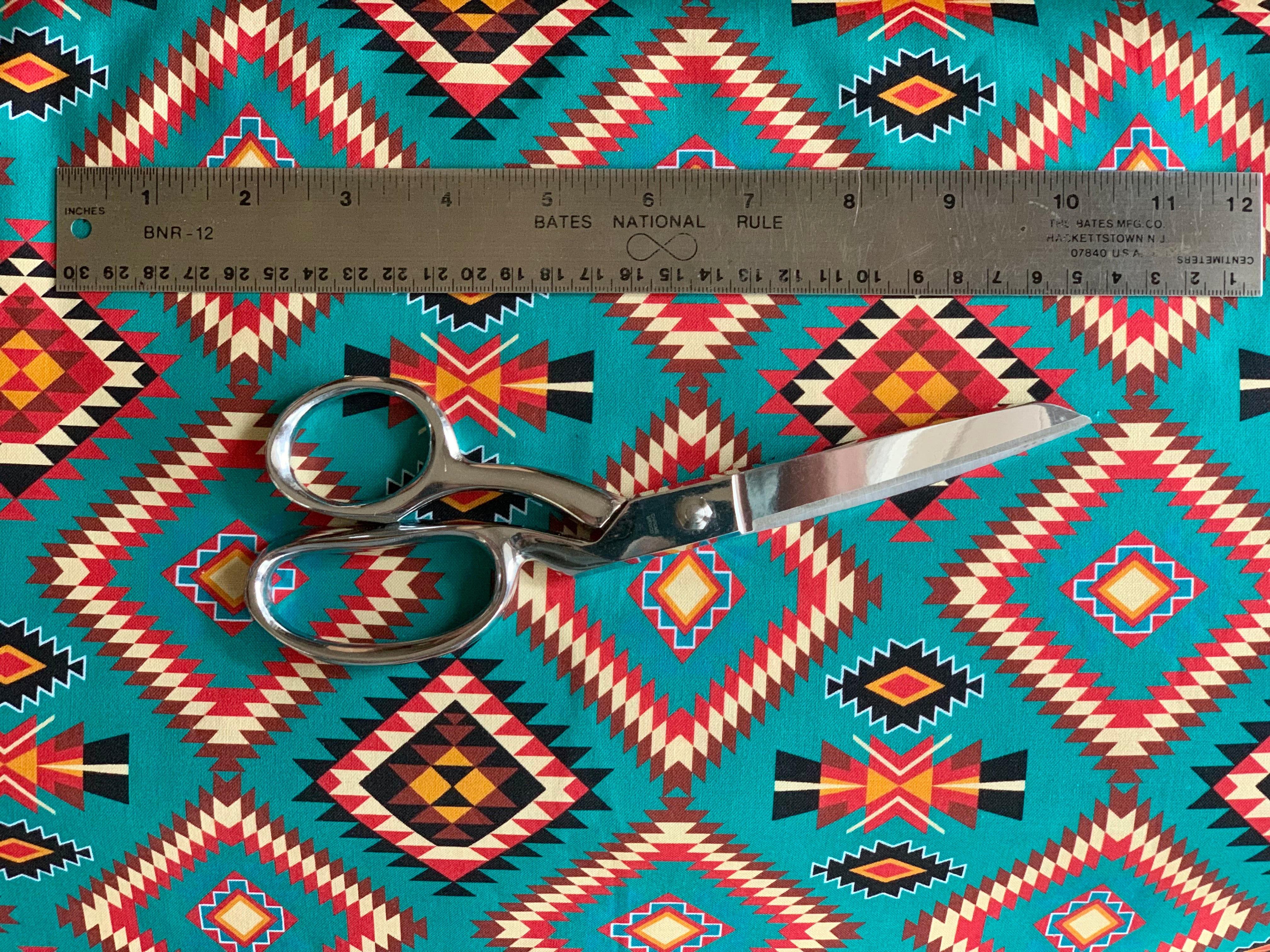 Tribal Cultural Southwest Native Fabric - 50 Teal