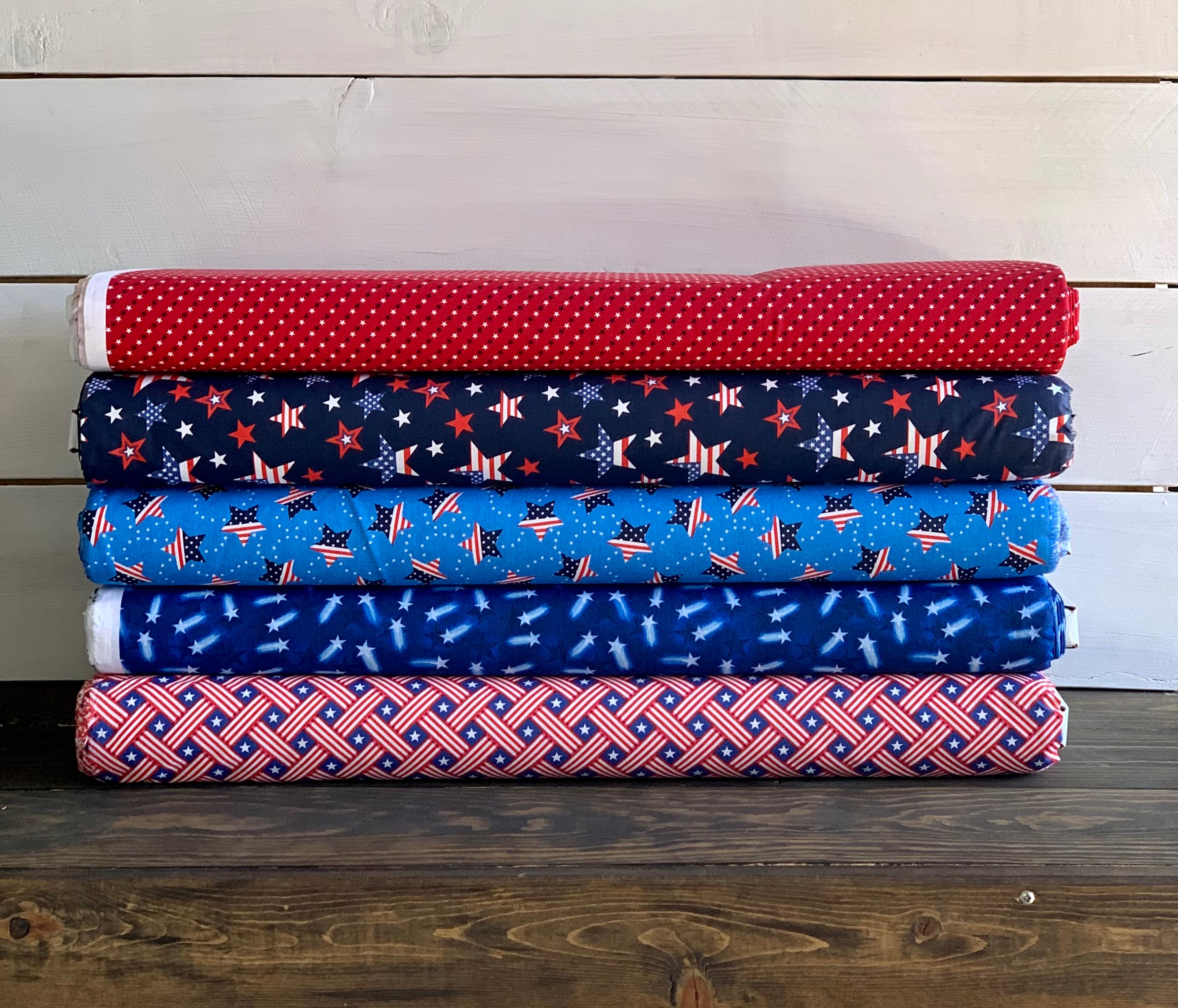 Red White & Blue Stars Collection 2