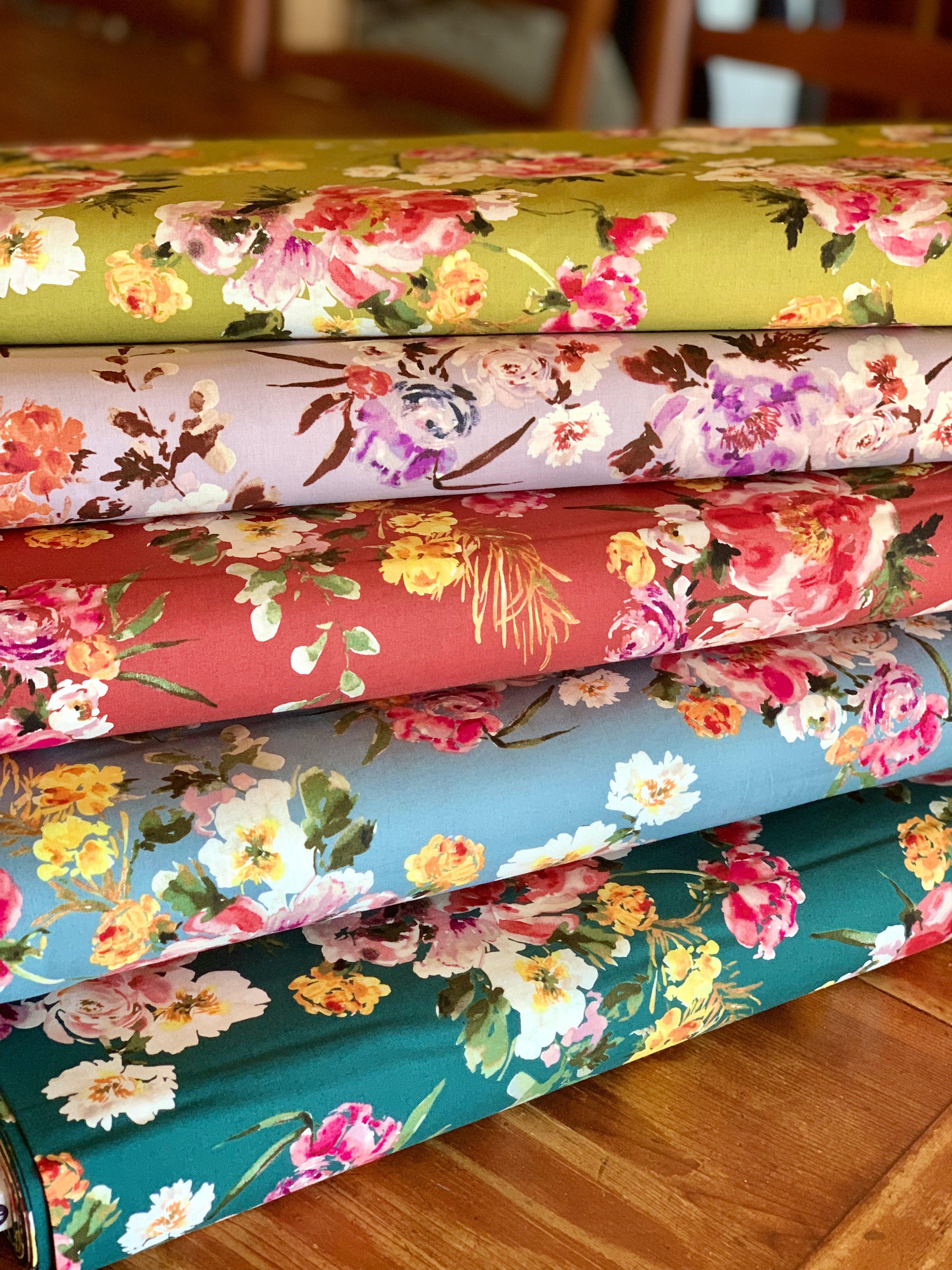 Wildflowers Fabric Collection designed by Kelly Ventura for Windham Fabrics