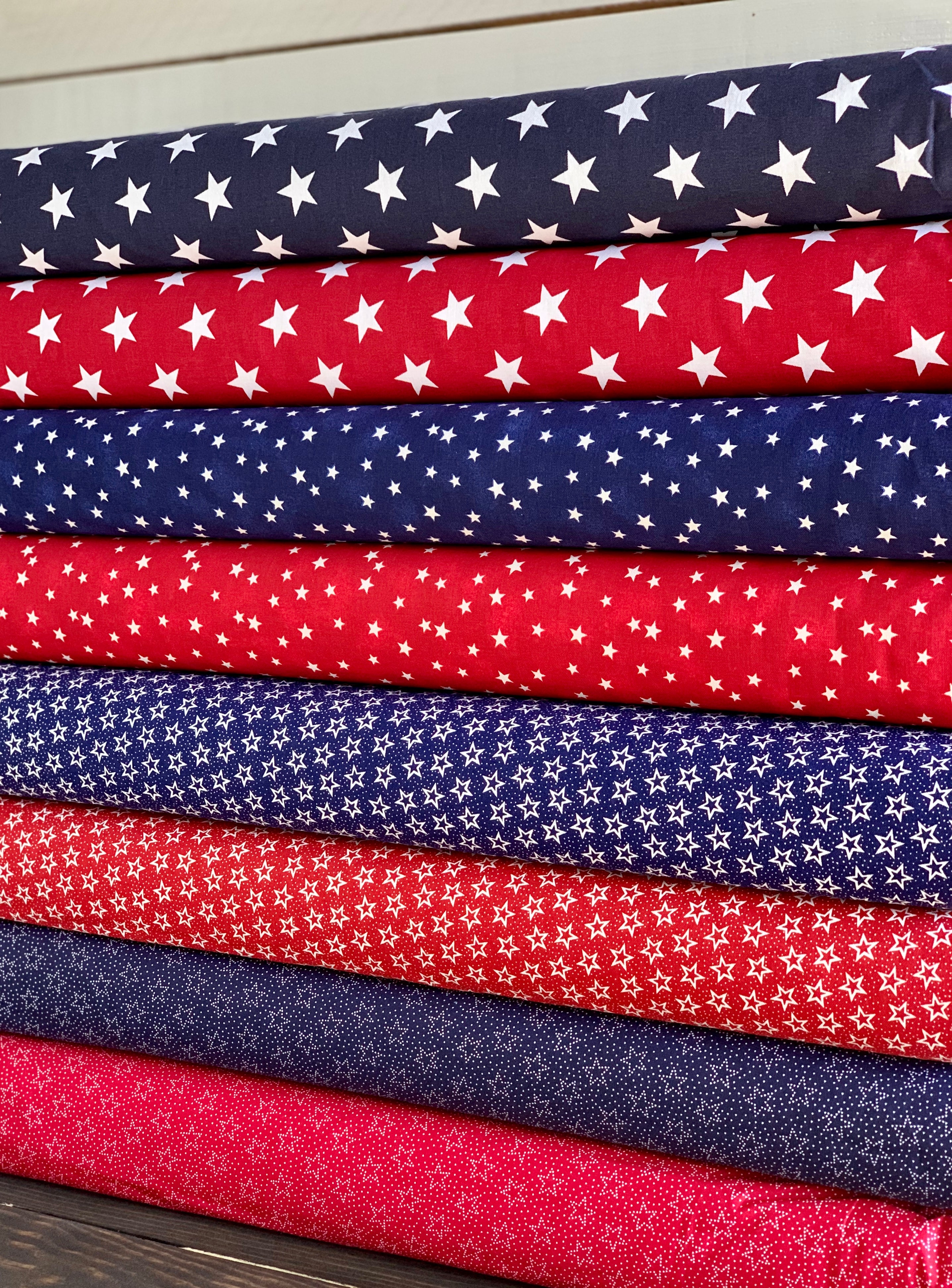 Red White & Blue Stars Collection